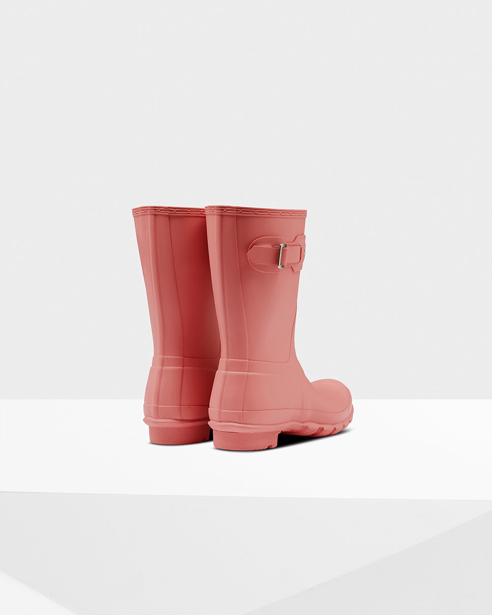 Botas de Lluvia Cortas Hunter Mujer - Original - Rosas - OWGHQKZ-10